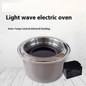 Parrilla de barbacoa eléctrica para interiores comerciales, salida de aire inferior Premium, <span class=keywords><strong>horno</strong></span> de barbacoa de mesa coreano para estufa de cocina de restaurante - Product Image 5