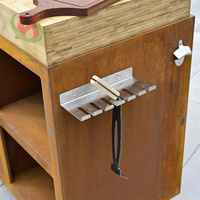 BBQ 2024 nouveau Design barbecue brasero table extérieure foyer Corten Barbecue Grill extérieur barbecues pour réunion de famille