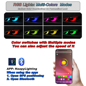 Luz Trasera RGB SINDAR para Infiniti Q50 Q50s 2013-2017 para Nissan Skyline V37 2014-2024 Estilo Marrón Transparente y Electrochapado - Product Image 5