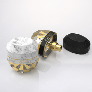 ขวดน้ำหอมโลหะดีไซน์ใหม่หรูหราขนาด 100 มล. ขวดแก้วเปล่าแบบพ่นพร้อมฝาพิเศษคุณภาพสูงสำหรับบรรจุภัณฑ์น้ำหอม - Product Image 3