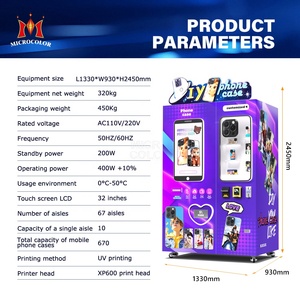 Distributeur automatique de coques de téléphone en libre-service avec écran tactile grande capacité, prend en charge plusieurs modèles, <span class=keywords><strong>paiement</strong></span> sans espèces - Product Image 2