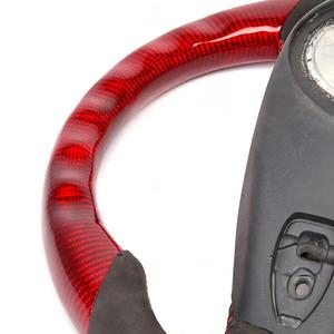 Volant en carbone rouge personnalisé en usine pour <span class=keywords><strong>Mercedes</strong></span> W213 W205 S213 Classe E, promotion exceptionnelle en stock - Product Image 3