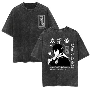 <span class=keywords><strong>T</strong></span>-shirt a maniche corte in cotone 100% ispirata a Bungo Stray Dogs per uomo e donna di Wenhao Ye Quan - Product Image 3