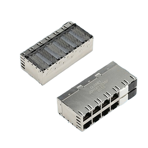 Коннекторы Ethernet GLGNET 100 Base-<span class=keywords><strong>T</strong></span>, 8-контактные RJ45, экранированные, с позолоченными контактами, наклонные, 1x1 порт LAN, с зелено-желтым светодиодом - Product Image 4