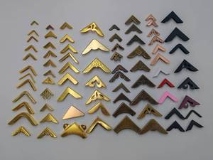 Protezioni Angolari in Metallo Anticato Senza Nichel YXQ 14mm, Colore Personalizzato, Decorative per Sacchetti di Carta - Product Image 3