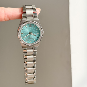 <span class=keywords><strong>Orologio</strong></span> da <span class=keywords><strong>Donna</strong></span> Scottie 9738B di Lusso con Quadrante <span class=keywords><strong>Nero</strong></span> Diamantato, Movimento al Quarzo Importato, Cinturino in Acciaio Inossidabile, Design Luminoso alla Moda, Vetro - Product Image 4