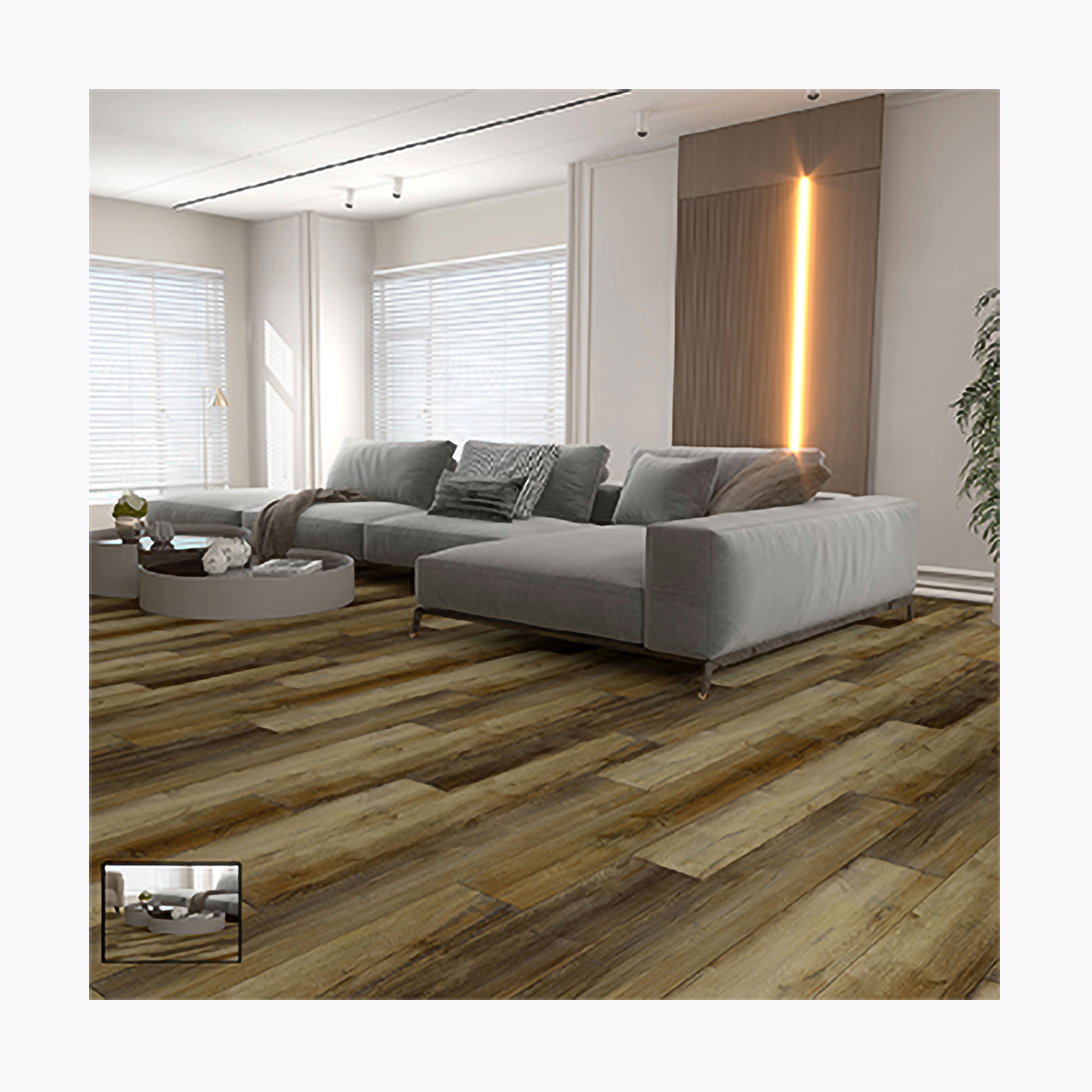 Tablones del suelo del vinilo del SPC MGM88306-08