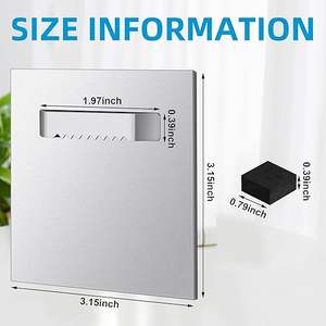 Kit <span class=keywords><strong>de</strong></span> <span class=keywords><strong>plaque</strong></span> <span class=keywords><strong>de</strong></span> suspension d'image adhésive pour miroirs et œuvres d'art/photos suspendues <span class=keywords><strong>sur</strong></span> <span class=keywords><strong>verre</strong></span> ou autres panneaux plats - Product Image 2