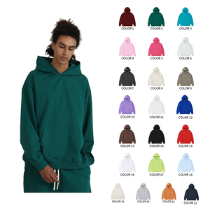 เสื้อฮู้ดดี้ผู้ชายคุณภาพสูงขายส่ง เสื้อฮู้ดดี้โอเวอร์ไซส์แบบสวม Unisex  รับสกรีนโลโก้ เสื้อฮู้ดดี้หนาน้ำหนักมากสำหรับผู้ชาย - Product Image 1