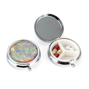 Hộp Đựng Thuốc Tròn Tự Làm Tùy Chỉnh Hộp Đựng Thuốc 3 Ngăn Hộp Đựng Thuốc Du Lịch - Product Image 6