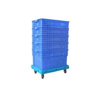Conteneurs en plastique empilables perforés, durables et écologiques, directement de l'usine, bacs de rangement pour fruits et légumes, multifonctionnels