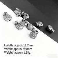 Bracelet rétro DIY Jifu à perles Koi à trou traversant, accessoires de mode