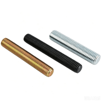 China Fasteners Full Thread Stud Rod Unc Ufc China B7 Bolt Stud Bolt M60 B7m Bolt Galvanized Steel Stud with Hex Nut for Machine