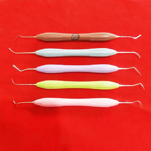 Juego de restauración de resina estética dental con mango de silicona, fuente de alimentación manual, Kit de instrumentos de relleno compuesto - Product Image 1