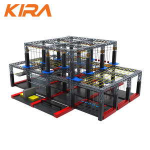 Equipo de Obstáculos de Estilo <span class=keywords><strong>Ninja</strong></span> Warrior Personalizado para Interiores, para Adultos y Niños - Product Image 1