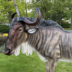 Sculpture en fibre de verre écologique, animal réaliste simulé, décoration de paysage forestier de parc extérieur, petit modèle - Product Image 4