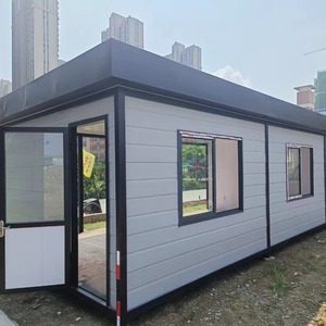 Cabine préfabriquée moderne en panneaux métalliques, structure en acier de 2270 mm, résistante au feu, maison mobile pour poste de garde ou station de repos - Product Image 4