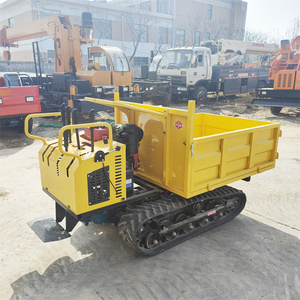 Mini-dumper sur chenilles de 1 tonne pour jardin, 1500 kg, état neuf, norme d'émission 2, direction à gauche - Product Image 4