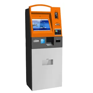 지폐 수취기 및 프린터 열 판매용 셀프 서비스 atm 기계 은행 지불 키오스크 터미널 장비