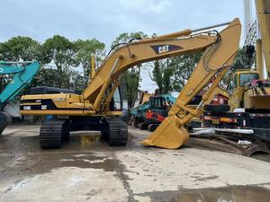Excavadora de cadenas 330BL de 34 toneladas con motor Kawasaki, orugas amarillas y negras, equipo de construcción - Product Image 2