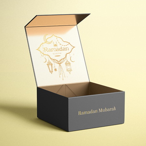 Custom Cardboard <b>Gift</b> Box <b>for</b> Chocolate Luxury Eid Mubarak <b>Gift</b> Box Ramadan Sweet Chocolate <b>Empty</b> Foldable Packing <b>Boxes</b> - Product Image 2
