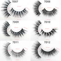 Extension de cils longs naturels faits à la main personnalisable cils de beauté 5 paires de cils les plus vendus