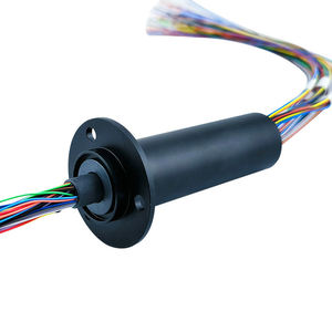 Bague de transfert rotative à 56 circuits, montée sur bride, pour courant et signal, 0-240VAC/VDC, contact or-or - Product Image 1