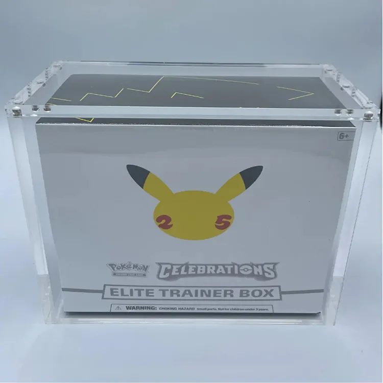 Caso de exposição acrílico premium Etb Pokebox Nintendo Ds Cadinho de Guerra Pokémon
