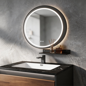 <span class=keywords><strong>Espejo</strong></span> de <span class=keywords><strong>Baño</strong></span> Inteligente Redondo Premium <span class=keywords><strong>con</strong></span> Distribución Uniforme de <span class=keywords><strong>Luz</strong></span> LED, <span class=keywords><strong>Espejo</strong></span> de Vanidad Iluminado para Gabinete de <span class=keywords><strong>Baño</strong></span> Moderno - Product Image 4