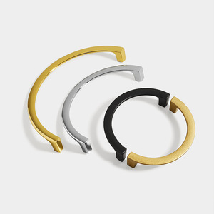 Modern Minimalist Aluminum Alloy Round <b>Cabinet</b> Handles Semi Circular Furniture Hardware For Drawer Door Accessory - Product Image 1