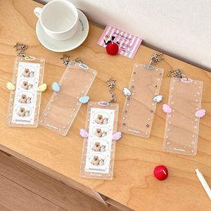 Acrylic Angel Wings <strong>Photo</strong> Booth Frames Life <strong>4</strong> Cut 2x6 Inch <strong>Photo</strong> Strips Wedding <strong>Album</strong> 2 <strong>X</strong> <strong>6</strong> Bookmark Holder - Product Image 1