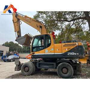 Excavatrice d'occasion originale Hyundai 210w-9 Excavatrice à roue d'occasion de 21 tonnes Hyundai 210w-9 pour la construction - Product Image 6