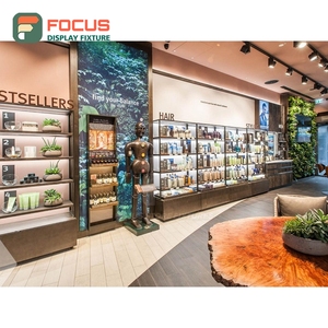 Projet de vente au détail personnalisé, présentoir en bois massif, aménagement de l'espace, design d'intérieur pour magasin de maquillage - Product Image 6
