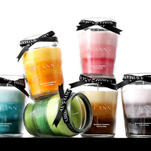 Bougies parfumées personnalisées nouveau modèle avec parfum de qualité supérieure fait à la main élégant décor à la maison idée cadeau longue durée de combustion - Product Image 5