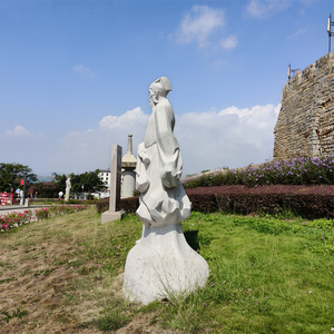 Escultura de Piedra Tallada de Diseño Personalizado, Antigua Figura de Hombre <span class=keywords><strong>Chino</strong></span>, Decoración de Jardín, Estatua de Personajes para Exteriores en Venta - Product Image 5