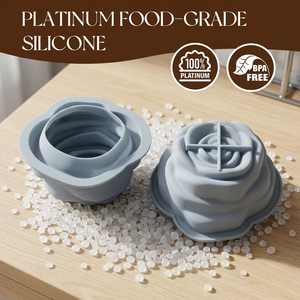 Rose Shaped <b>Silicone</b> Cake Mold Non Stick BPA Free Large Round Mousse Dessert Mould for <b>Baking</b> - Product Image 4