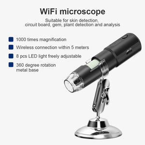 Microscopio <span class=keywords><strong>Digital</strong></span> portátil para la piel, luz LED, 1080P, 1000X, USB, 8 luces - Product Image 4