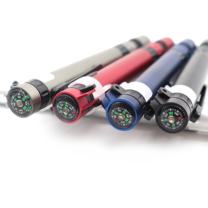 Bolígrafo Táctil Multifunción con Brújula Metálica y Logotipo Personalizado, Estilo Moderno, Artículo Promocional <span class=keywords><strong>de</strong></span> Plástico, Recarga Estándar Azul/Negro - Product Image 4