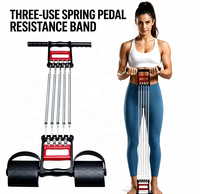 LXY-N896 Barres de traction 3-en-1 avec extenseur de poitrine à ressort et pédale – Équipement de fitness à domicile