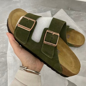 Sandalias <span class=keywords><strong>Arizona</strong></span> de Tacón Alto con Punta Abierta, Color <span class=keywords><strong>Verde</strong></span>, Diseño sin Cordones, para Todas las Temporadas, Ligeras - Product Image 6