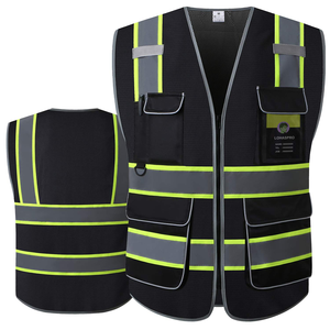 Chaleco de Seguridad de Alta Visibilidad Clase 2 con Cierre Frontal, Estándar ANSI/ISEA 107, Logotipo Personalizable, Cintas Reflectantes, <span class=keywords><strong>Ropa</strong></span> <span class=keywords><strong>Reflectante</strong></span> - Product Image 1