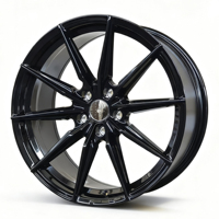 Vente directe d'usine, vente en gros, moyeux de roue de voiture de tourisme en alliage d'aluminium multi-rayons, performances, 5*100 5*112 5*114.3 5*120 Pcd