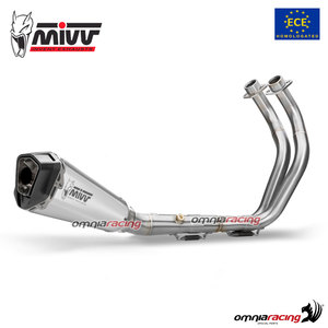 Système d'échappement complet haute performance pour moto en acier inoxydable MIVV Race homologué pour Z650 2017 - Product Image 4