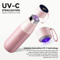 Bouteille d'eau intelligente OEM Mini en acier inoxydable 316 avec affichage de la température, contrôle par application, isolation thermique 12-24 heures, tasse portable