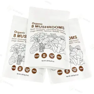 Mushroom Extract Powder Blend Maitake Oyster Cordyceps Chaga Reishi Shiitake Lions Mane Organic Mushroom Powder