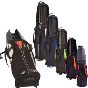 Sac de voyage de golf en ABS rigide et durable avec roulettes, housse de voyage légère en nylon, imperméable standard - Product Image 1