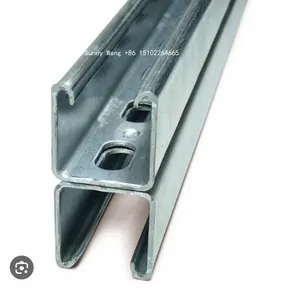 Price Unistrut 41 x 41mm Heavy Duty Back to Back Double Channel 2.0mm 2.5mm thickness Galvanised Unistrut