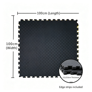 Alfombrillas de goma entrelazadas termoformadas a color con logotipo personalizado al por mayor para protección del suelo en entrenamientos de artes marciales - Product Image 5