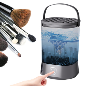 Precio de Fábrica, Marca Privada, Logotipo Personalizado, Dispositivo 2 en 1 para Limpiar y Secar Brochas, Máquina Limpiadora de Alta Frecuencia para Brochas de Maquillaje - Product Image 1