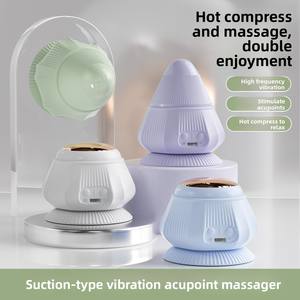 Rodillo de Masaje Eléctrico de 3 Velocidades para Tejido Profundo, Montado en la Pared, con Terapia de Calor, Recargable por USB e Impermeable - Product Image 5